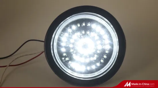 LED 4 インチ ラウンド ストップ ターン テール 緊急灯 トラック トレーラー RV および特殊車両用 ライト フラッシュ ラウンド 点滅 ストロボ トラック トレーラー ライト